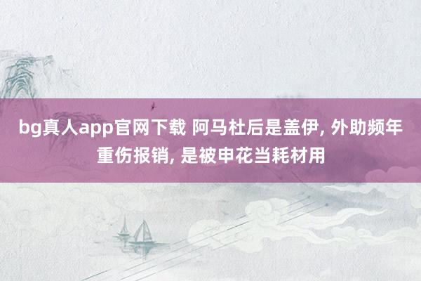 bg真人app官网下载 阿马杜后是盖伊， 外助频年重伤报销， 是被申花当耗材用